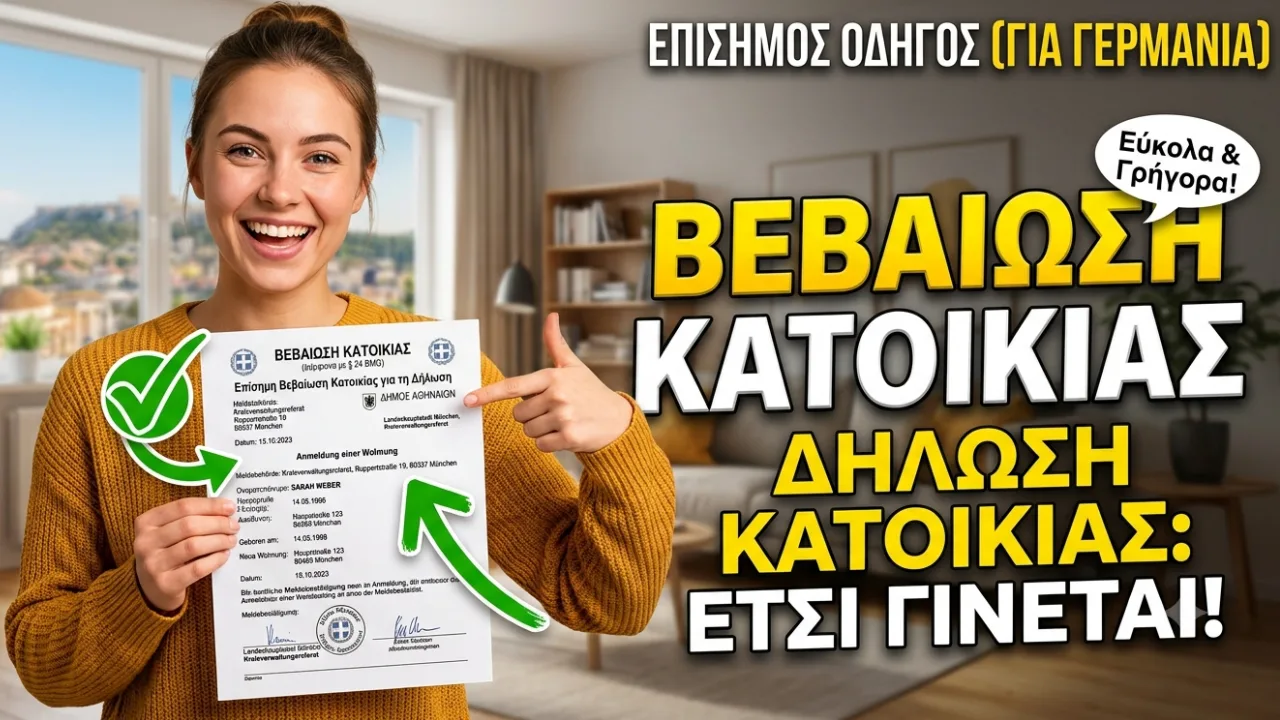 Meldebestätigung στη Γερμανία Τι είναι, Πώς Βγαίνει & Γιατί είναι Απαραίτητο