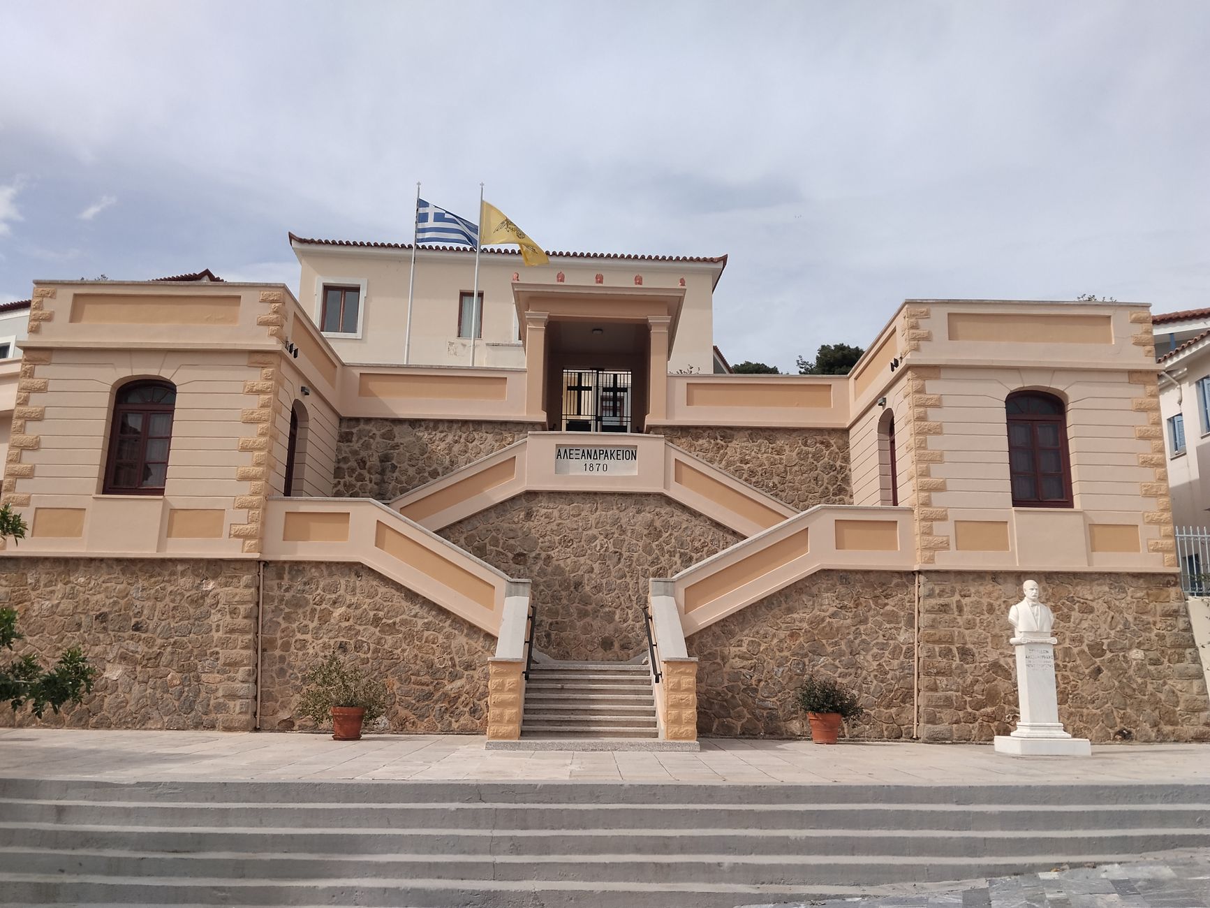 historic neoclassical building in kalamata