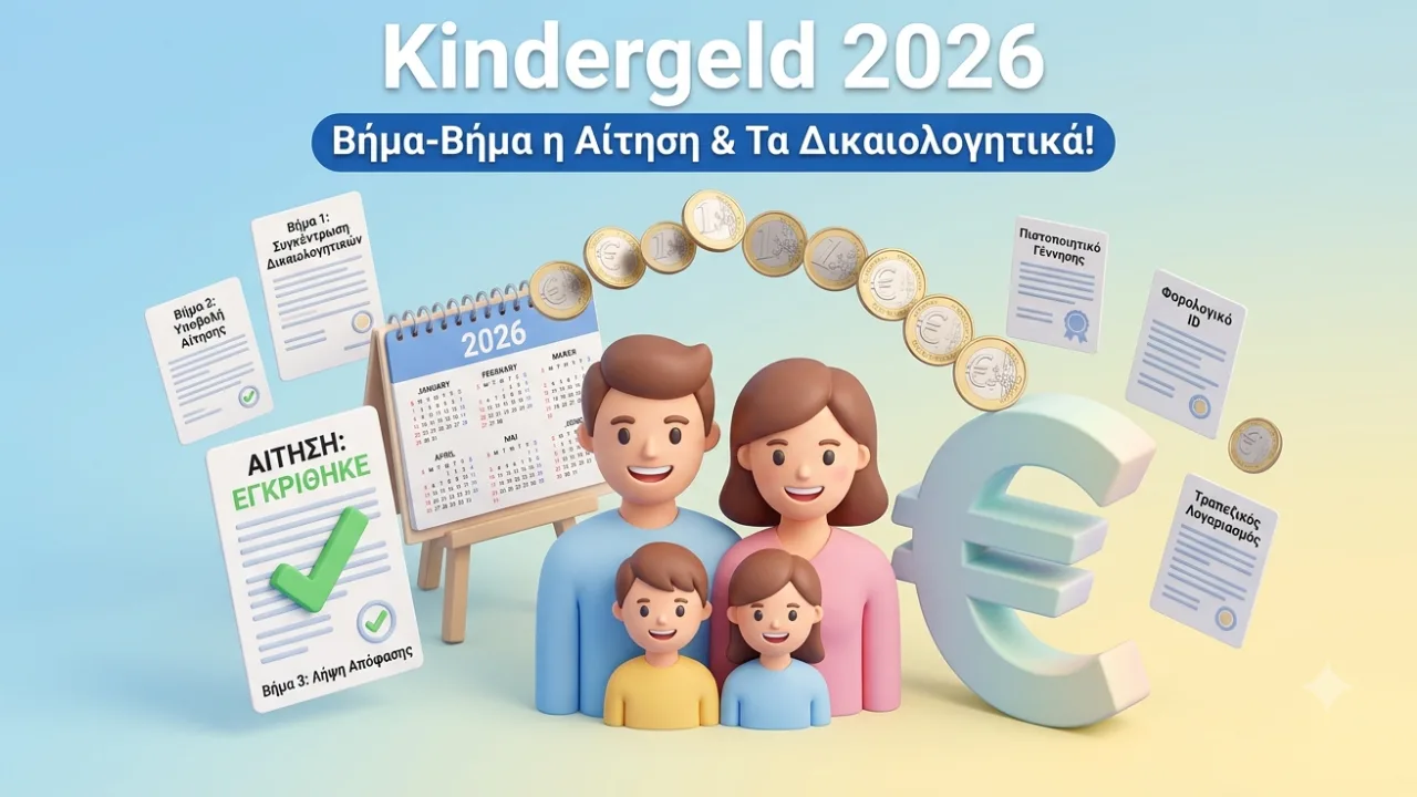 Οδηγός για το Kindergeld στη Γερμανία: Αίτηση, δικαιολογητικά και ποσά
